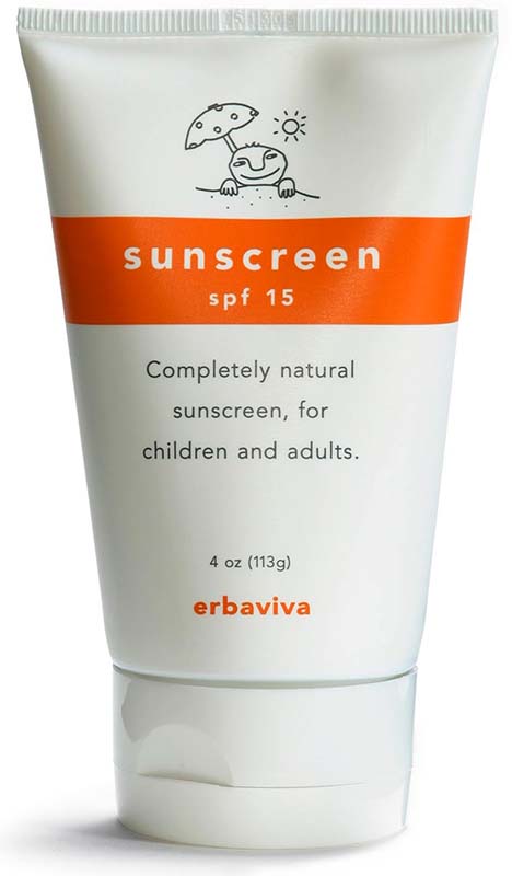 Натуральный солнцезащитный крем SPF 15