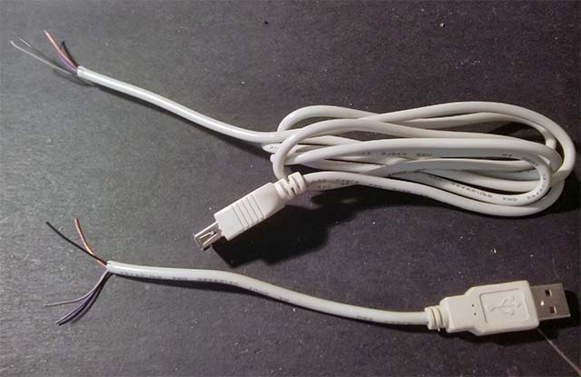 Подготовка USB кабеля