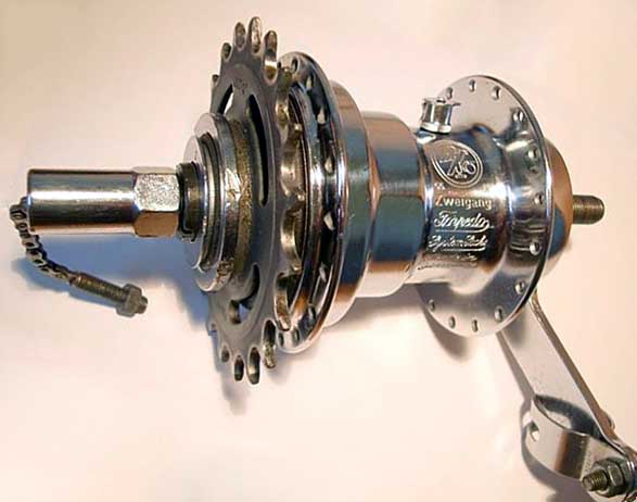 2-скоростная планетарная втулка Fichtel Sachs Torpedo