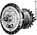 Трёхскоростная втулка Sturmey Archer с функцией динамо-машины