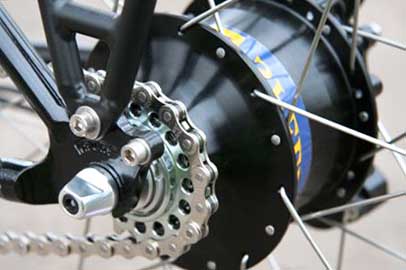 Втулка Rohloff с цепью на велосипеде