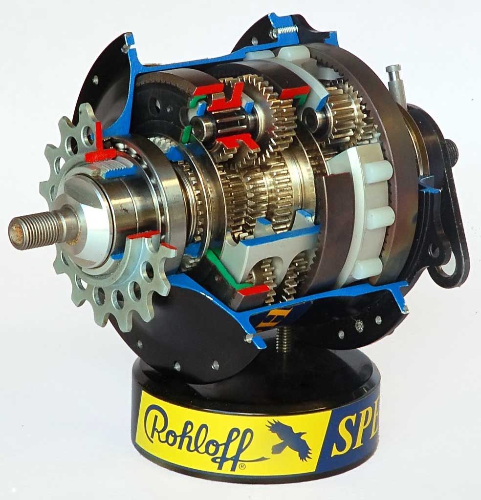 Устройство планетарной втулки Rohloff Speedhub