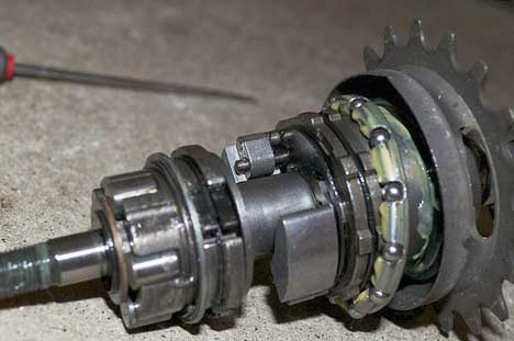 Втулка SRAM Automatix в разрезе