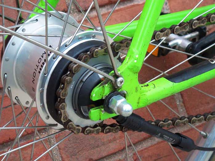 9-скоростной велосипед на планетарной втулке Sram