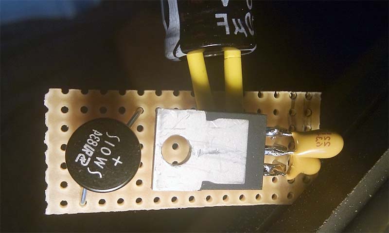 Плата самодельной USB зарядки