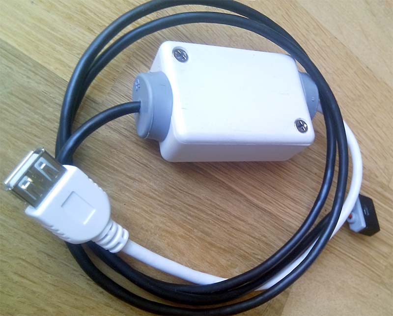 Вариант USB динамо зарядки с уплотнительными кольцами