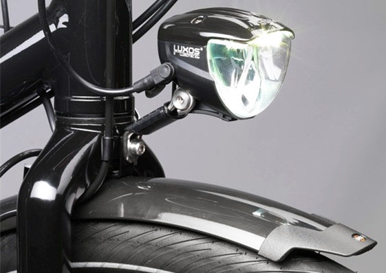 Фара Busch and Muller Lumotec IQ2 Luxos U Light с питанием от динамо-машины