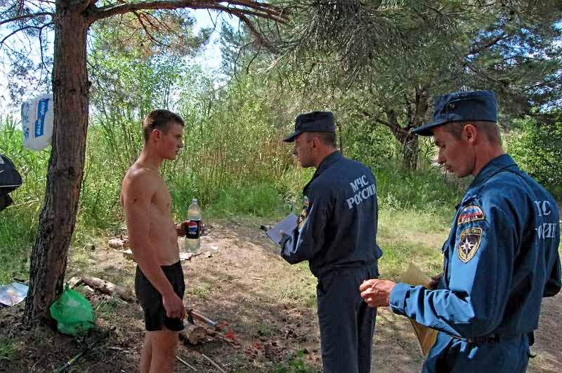 Инспекторы в лесу