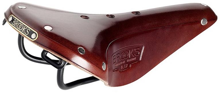 Кожаное седло Brooks B17 Narrow для велосипеда