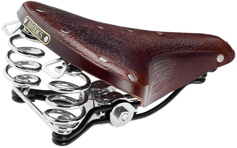 Кожаное седло Brooks B66 S для велосипеда