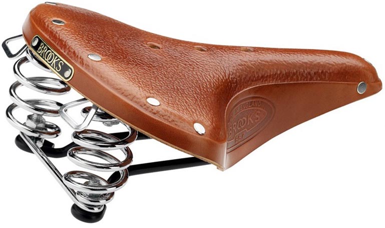Кожаное седло Brooks B67 для велосипеда