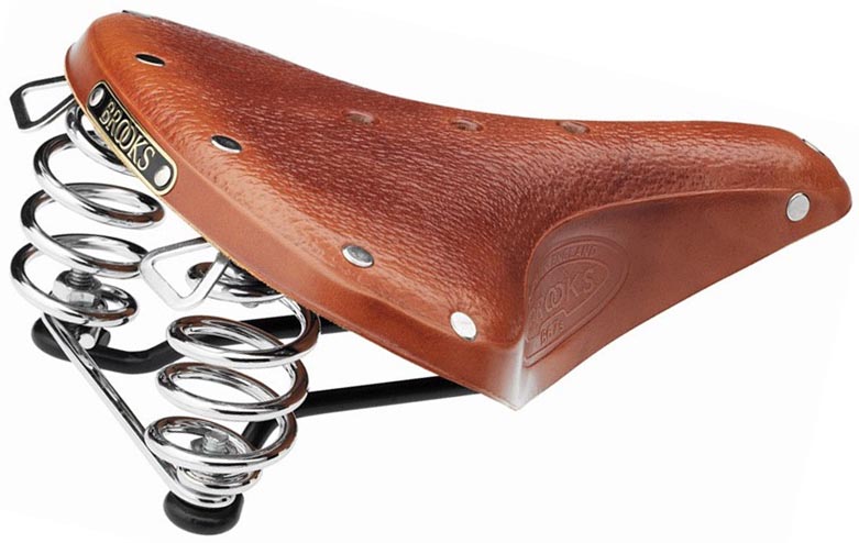 Кожаное седло Brooks B67 S для велосипеда