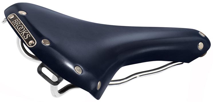 Кожаное седло Brooks Blue Swallow Limited Edition для велосипеда