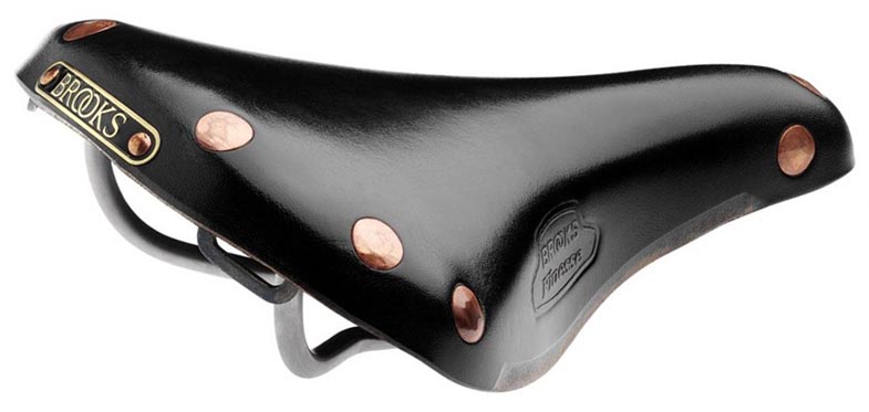 Кожаное седло Brooks Finesse Titanium для велосипеда