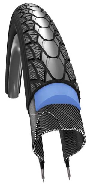 Защитный слой покрышек Schwalbe marathon plus