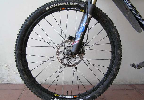 Покрышки Schwalbe Nobby Nic на горном велосипеде