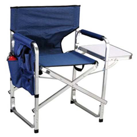 Туристический стул Ming's Mark SL1204-BLUE Blue Full Back Folding Director's