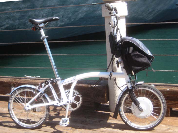Складной электровелосипед Brompton H3L