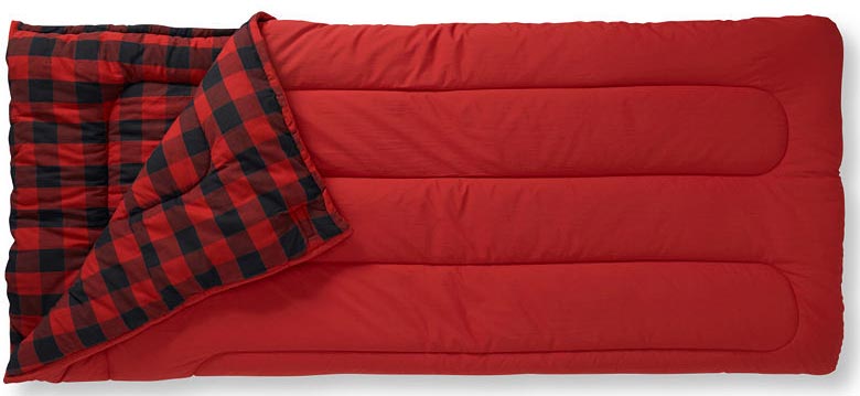 Детский туристический спальный мешок с фланелевой подкладкой L.L.Bean Kid's 40